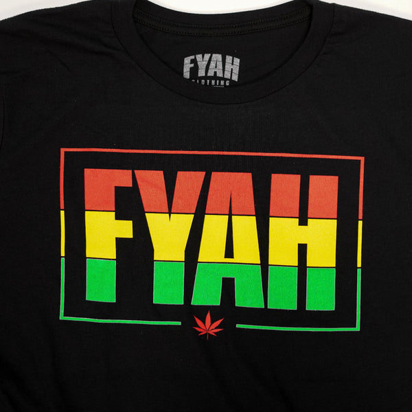 Fyah Clothing Fyah Block logo T-Shirt 100-203