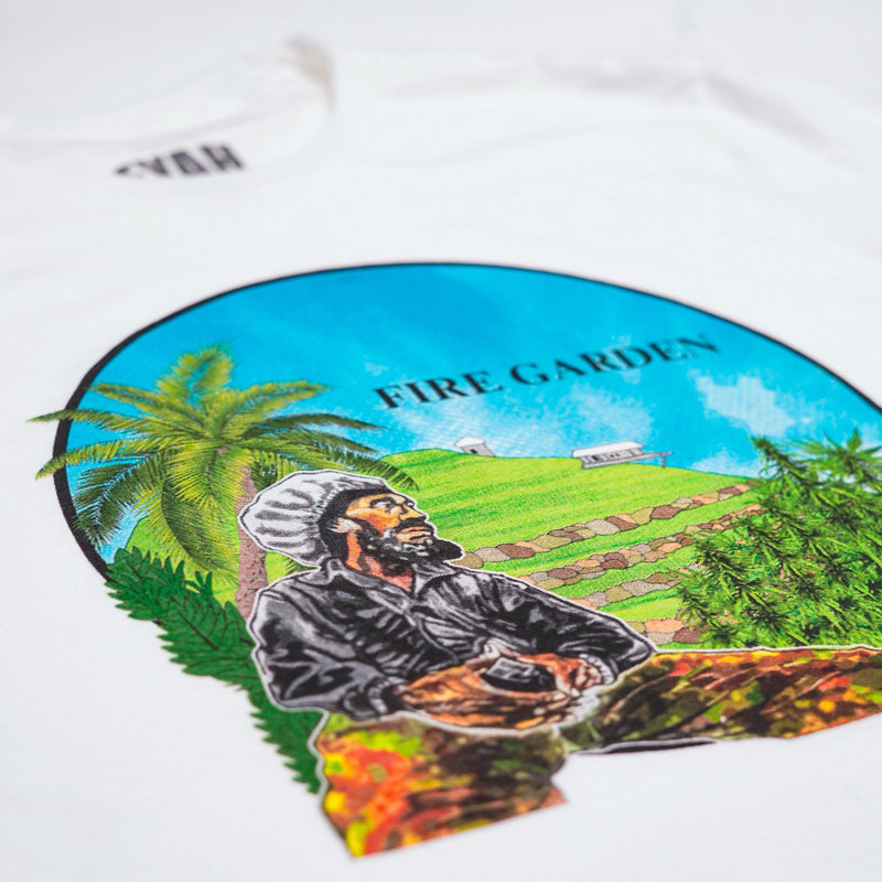 Fyah Clothing Meditations Lion in the field T-Shirt 100-208