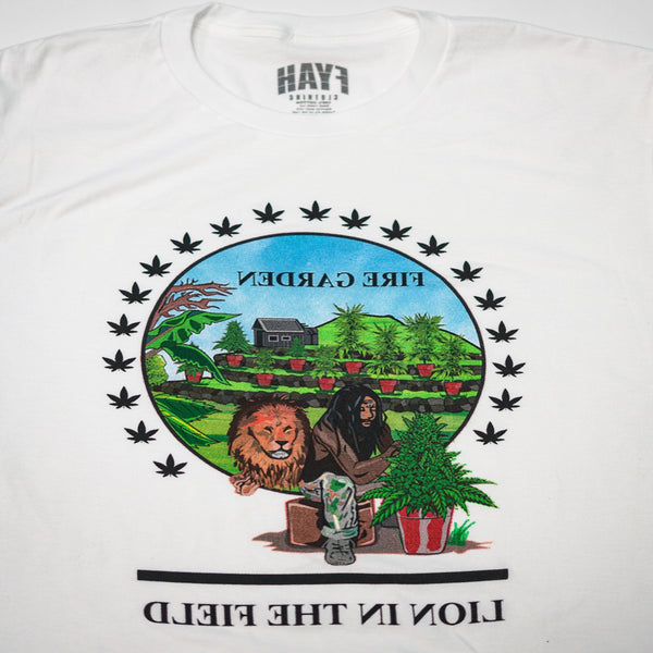 Fyah Clothing Cultivation Lion in the field T-Shirt 100-207