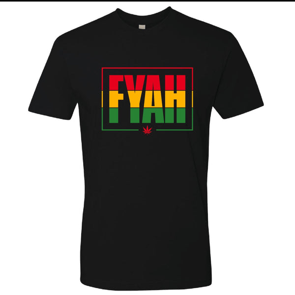 Fyah Clothing Fyah Block logo T-Shirt 100-203